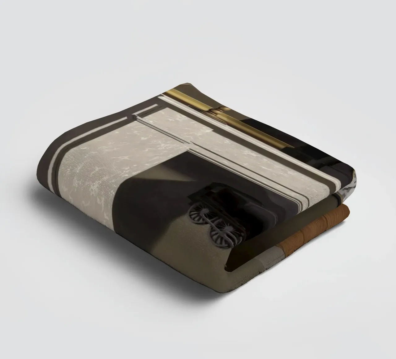 Time Transfixed, 1938 towel by Simone Schweit