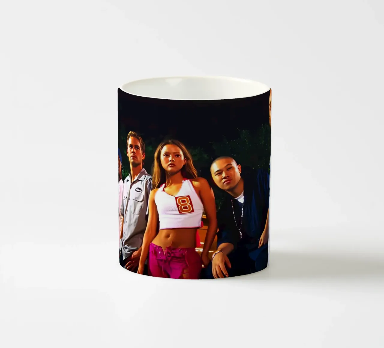 Fast Furious tazza in ceramica da Low poly art