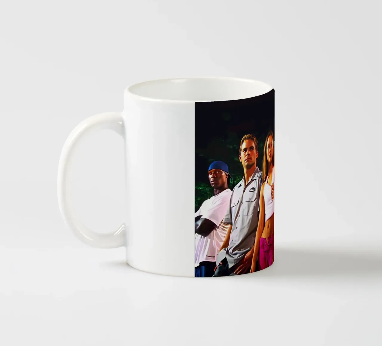 Fast Furious tazza in ceramica da Low poly art