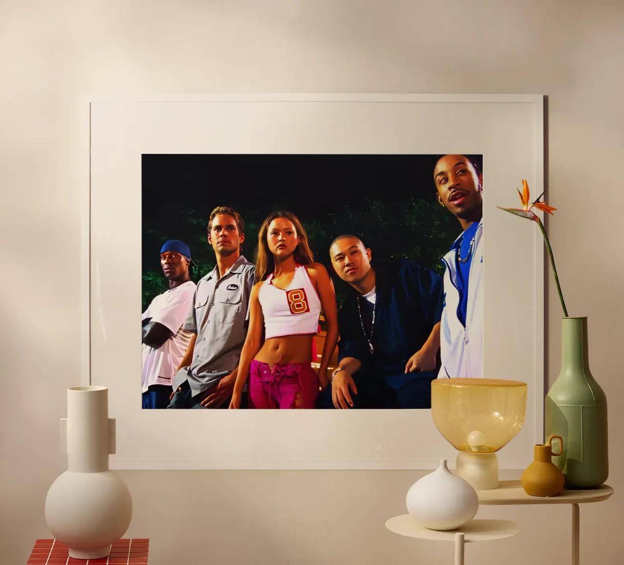 Fast Furious poster da Low poly art