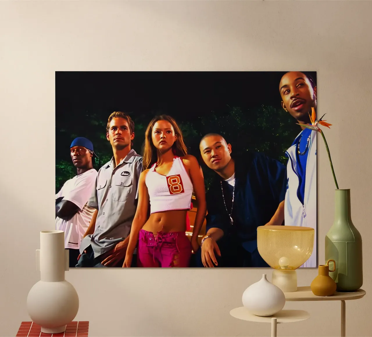 Fast Furious poster da Low poly art