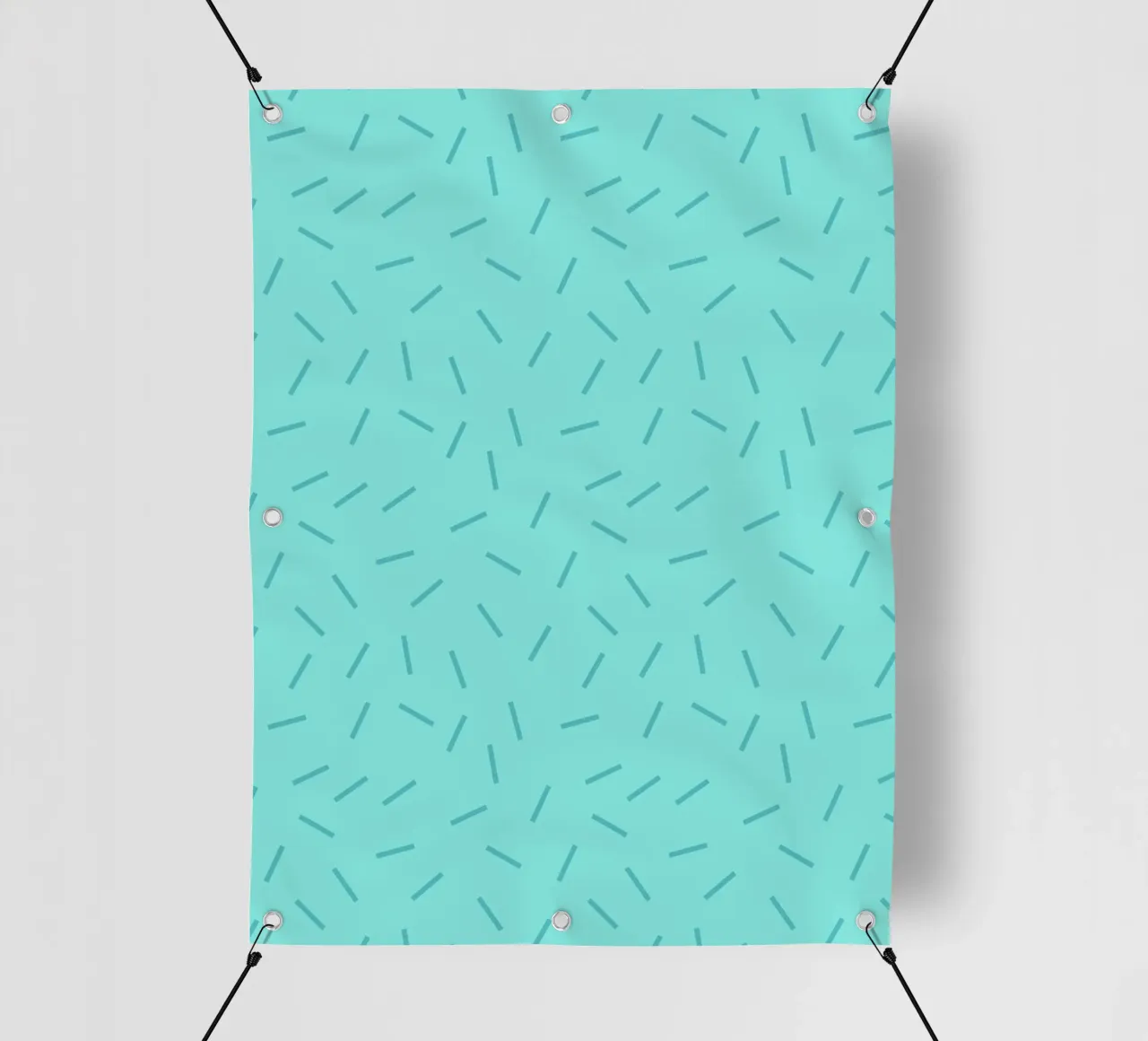 Memphis, verde acqua telo in pvc da SilverPegasus