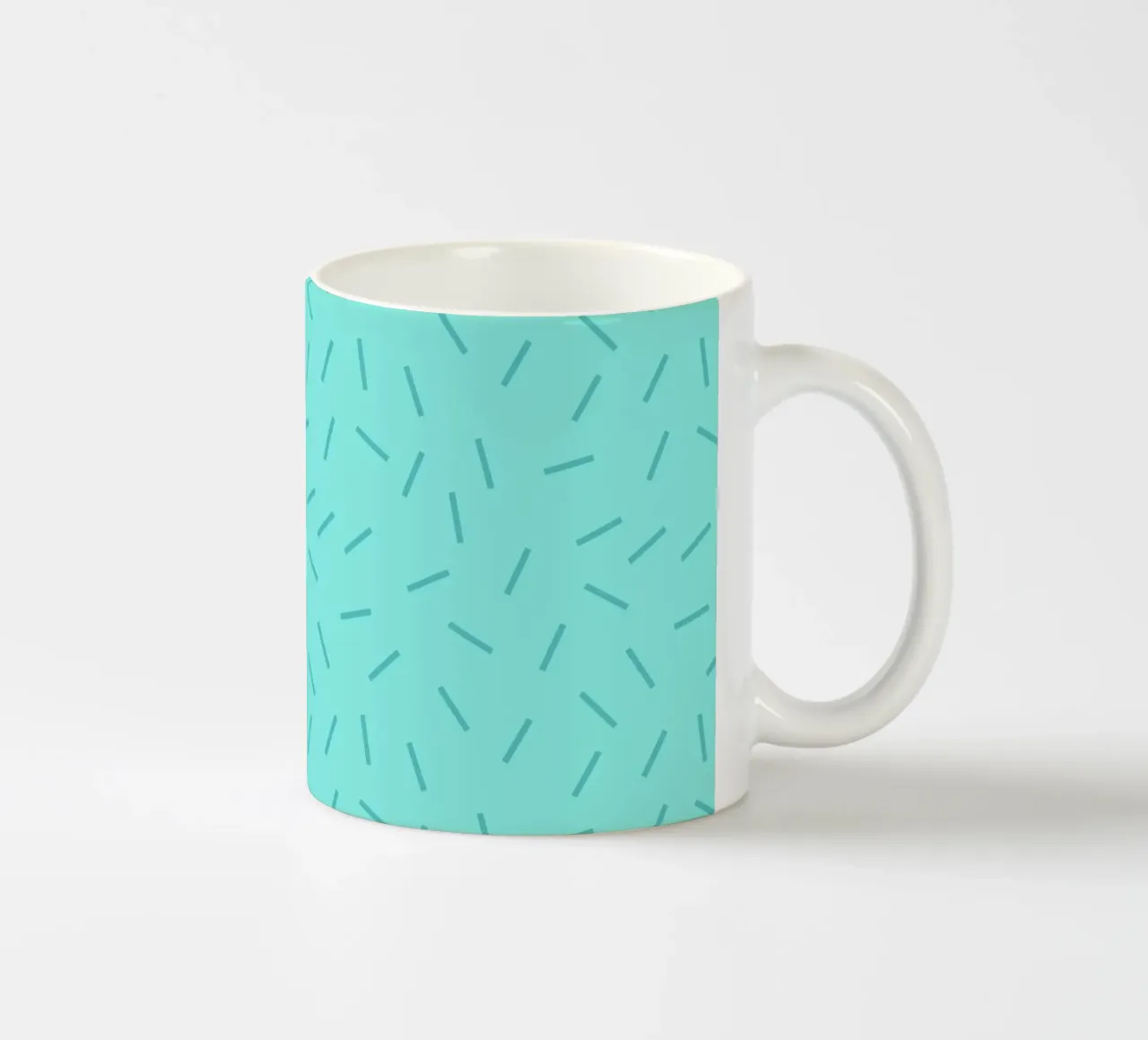 Memphis, verde acqua tazza in ceramica da SilverPegasus