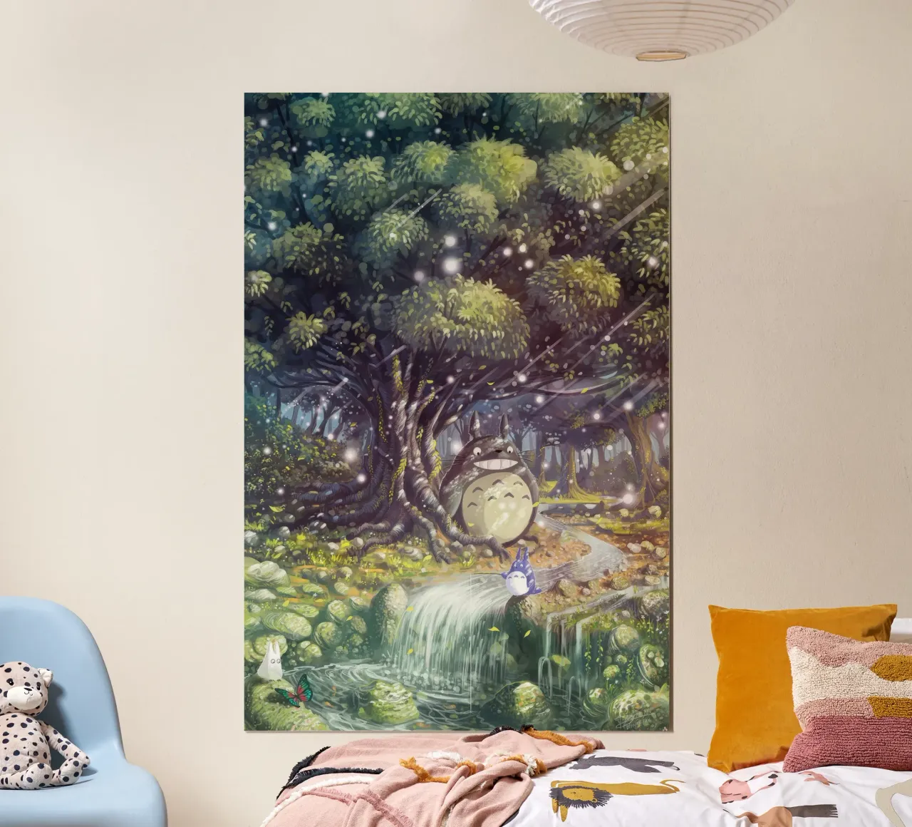Paradiso Magico Totoro poster con telaio in plastica da Victoria