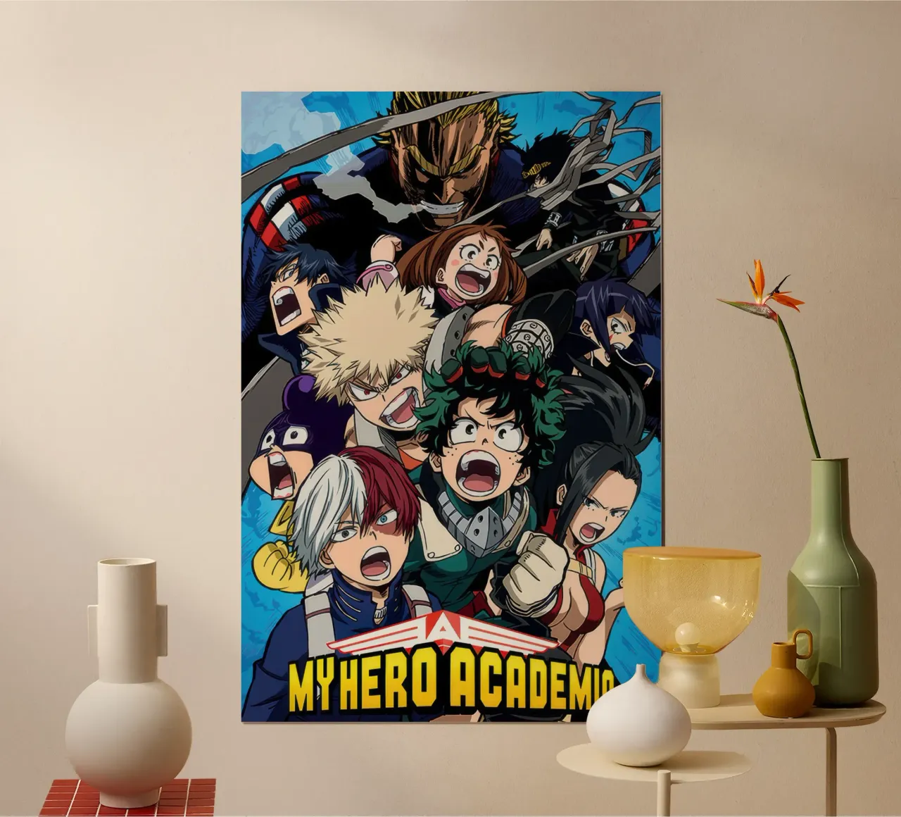 My Hero Academia - Gruppo Cobalt Blast poster con telaio in plastica da Victoria