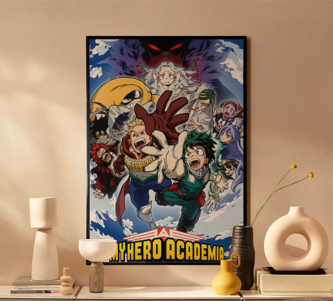 My Hero Academia - Raggiungere poster con telaio in plastica da Victoria
