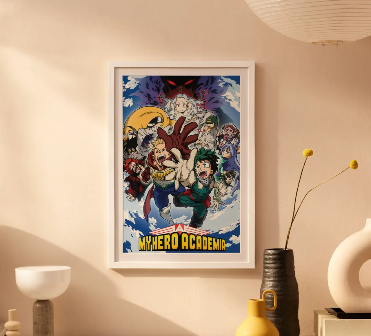 My Hero Academia - Raggiungere poster con telaio in plastica da Victoria