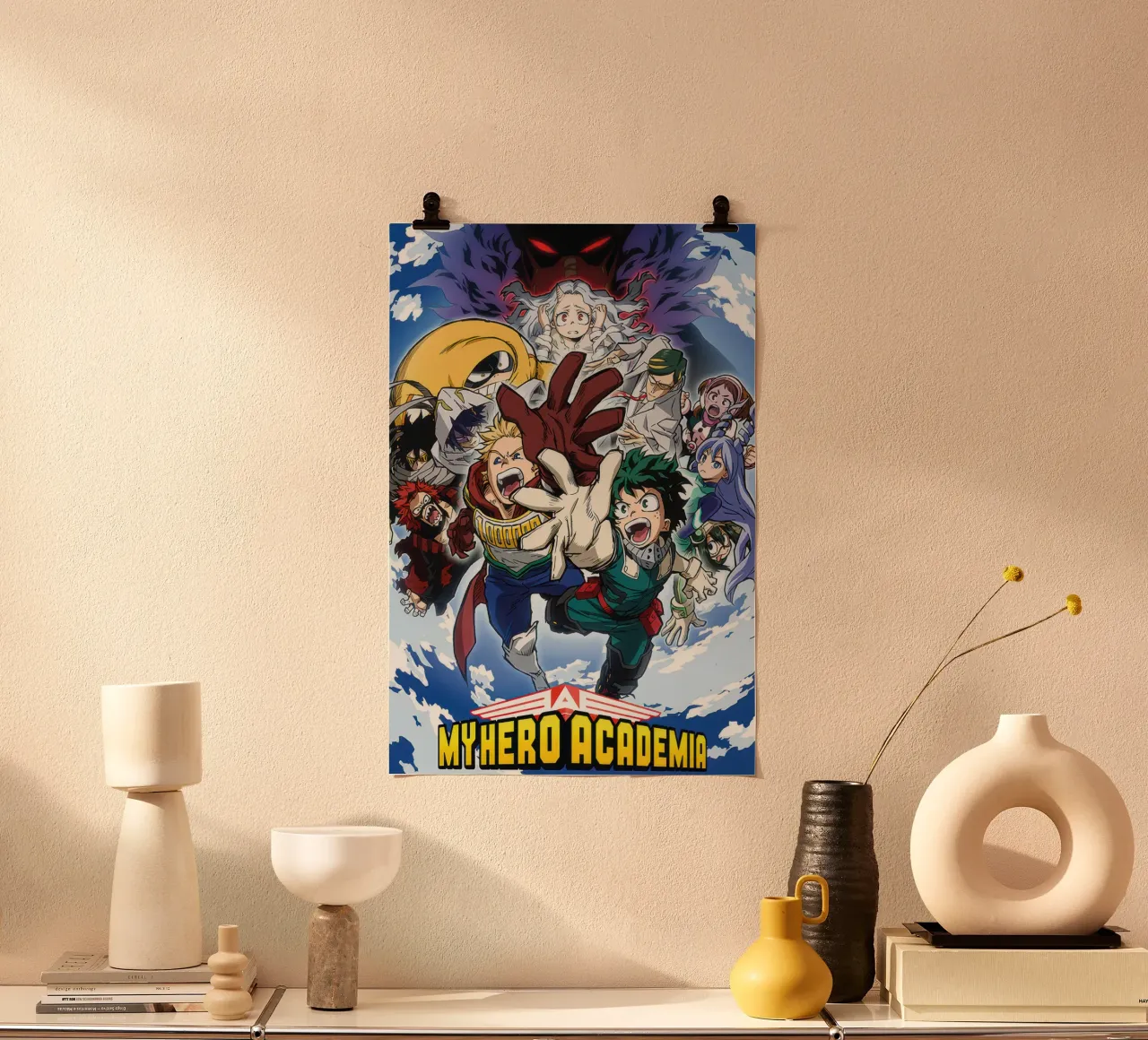 My Hero Academia - Raggiungere poster con telaio in plastica da Victoria
