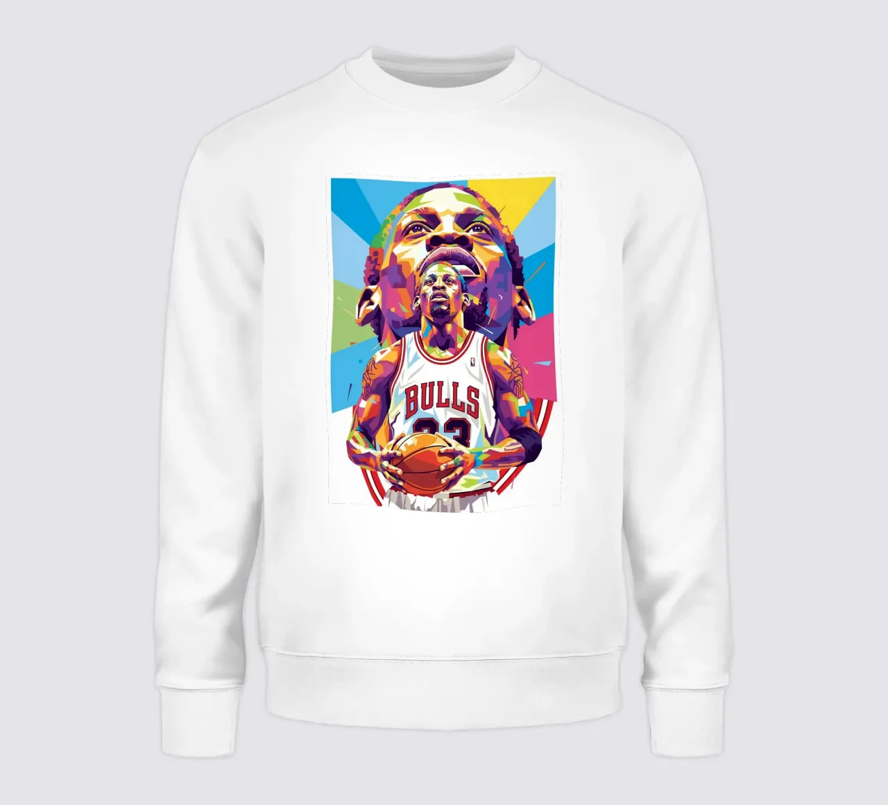 Dennis Rodman pop art #1 felpa da Hantamrata