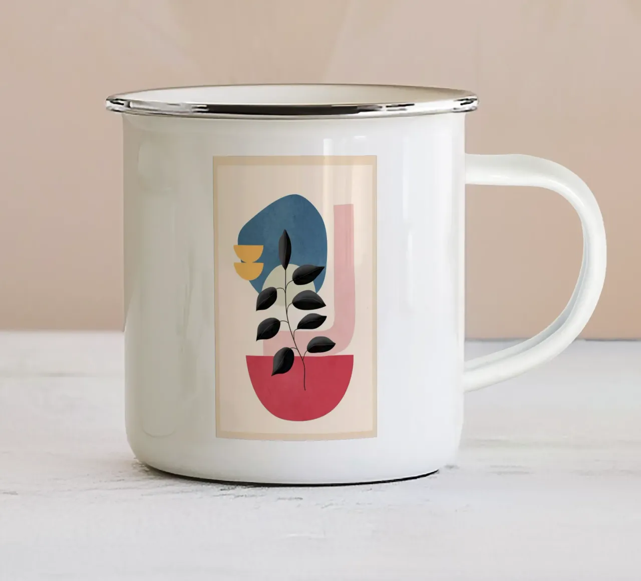 Soft Shapes XVIII tazza in smalto da cityart