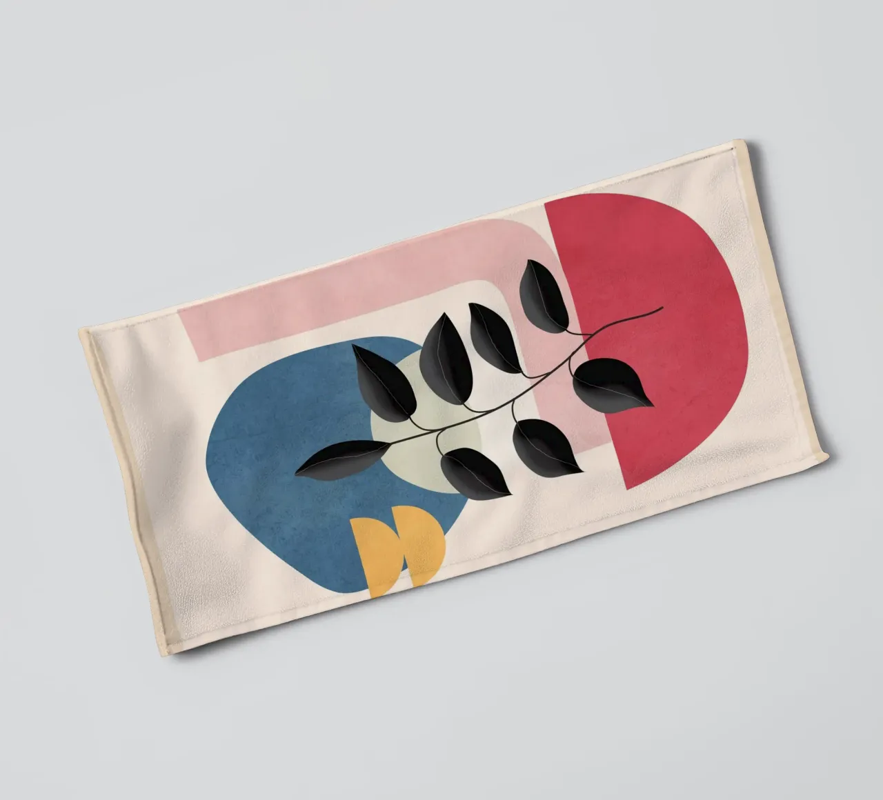Soft Shapes XVIII towel by cityart