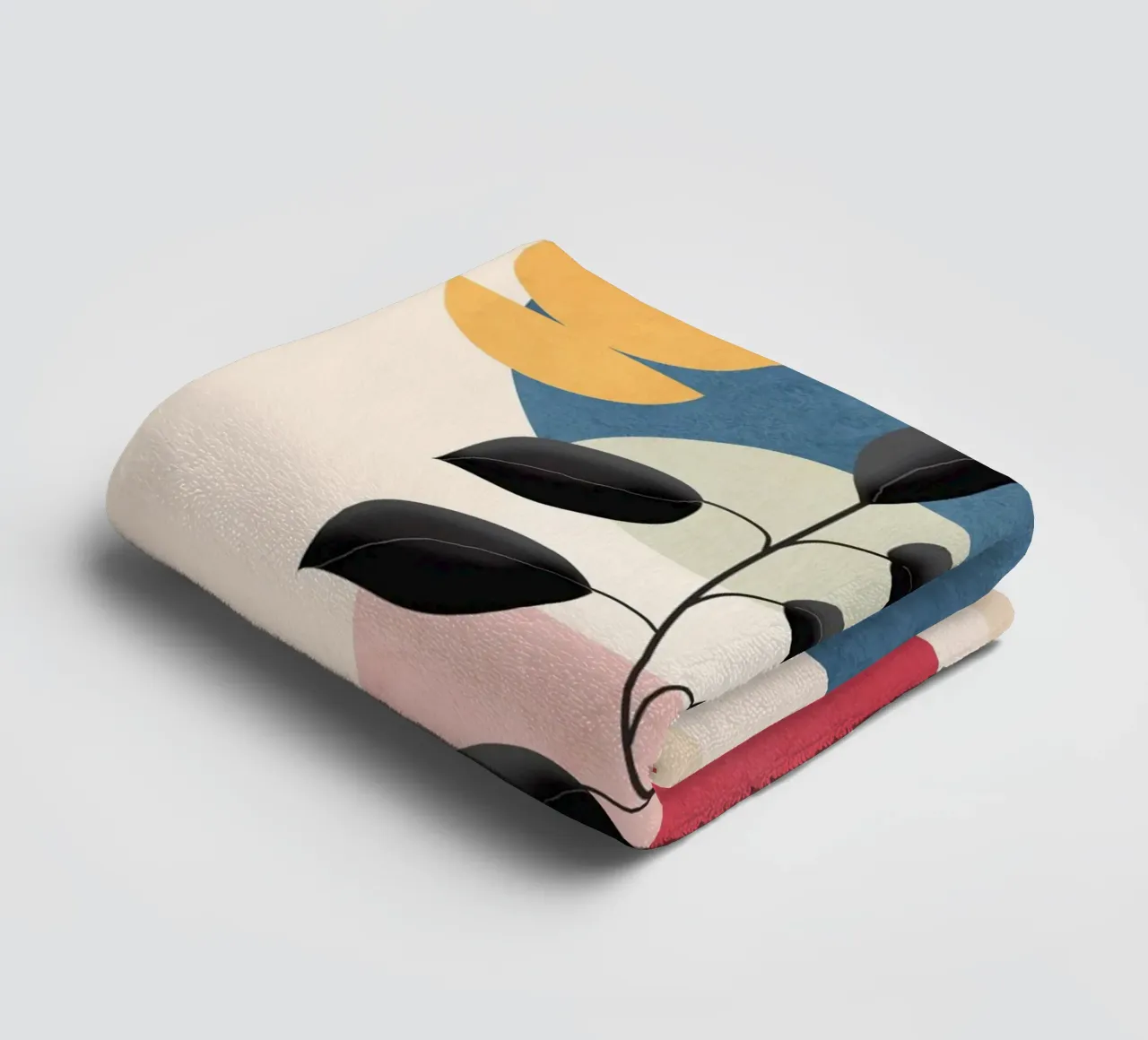 Soft Shapes XVIII towel by cityart