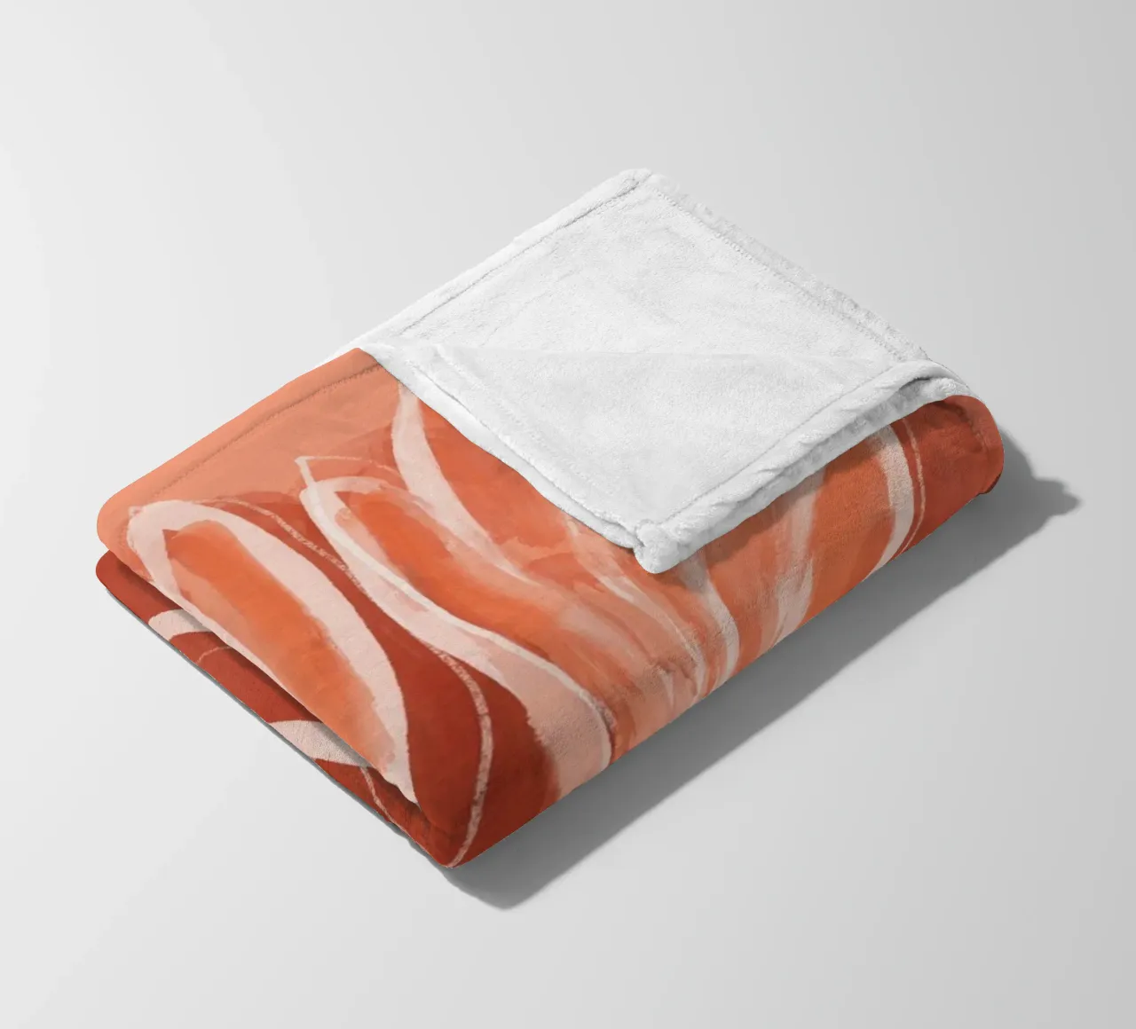 Peachy Flowers coperta in pile da treechild