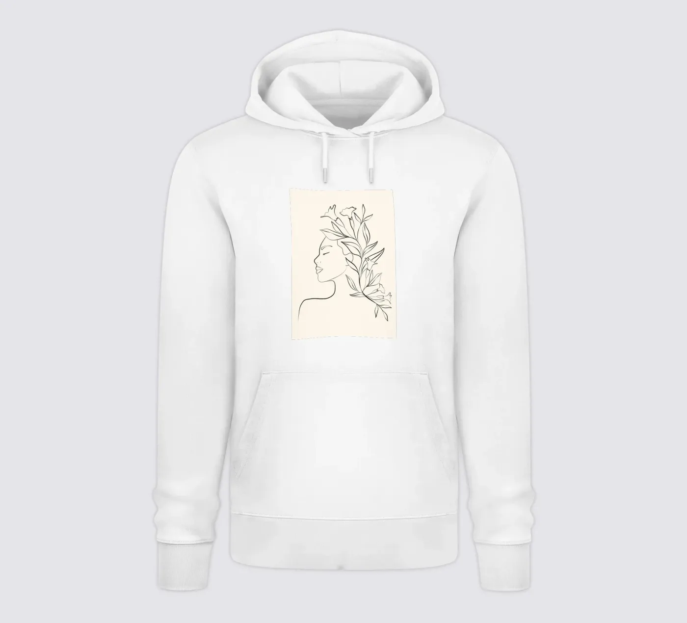 Minimal Blooming 03 hoodie van Nadjaa