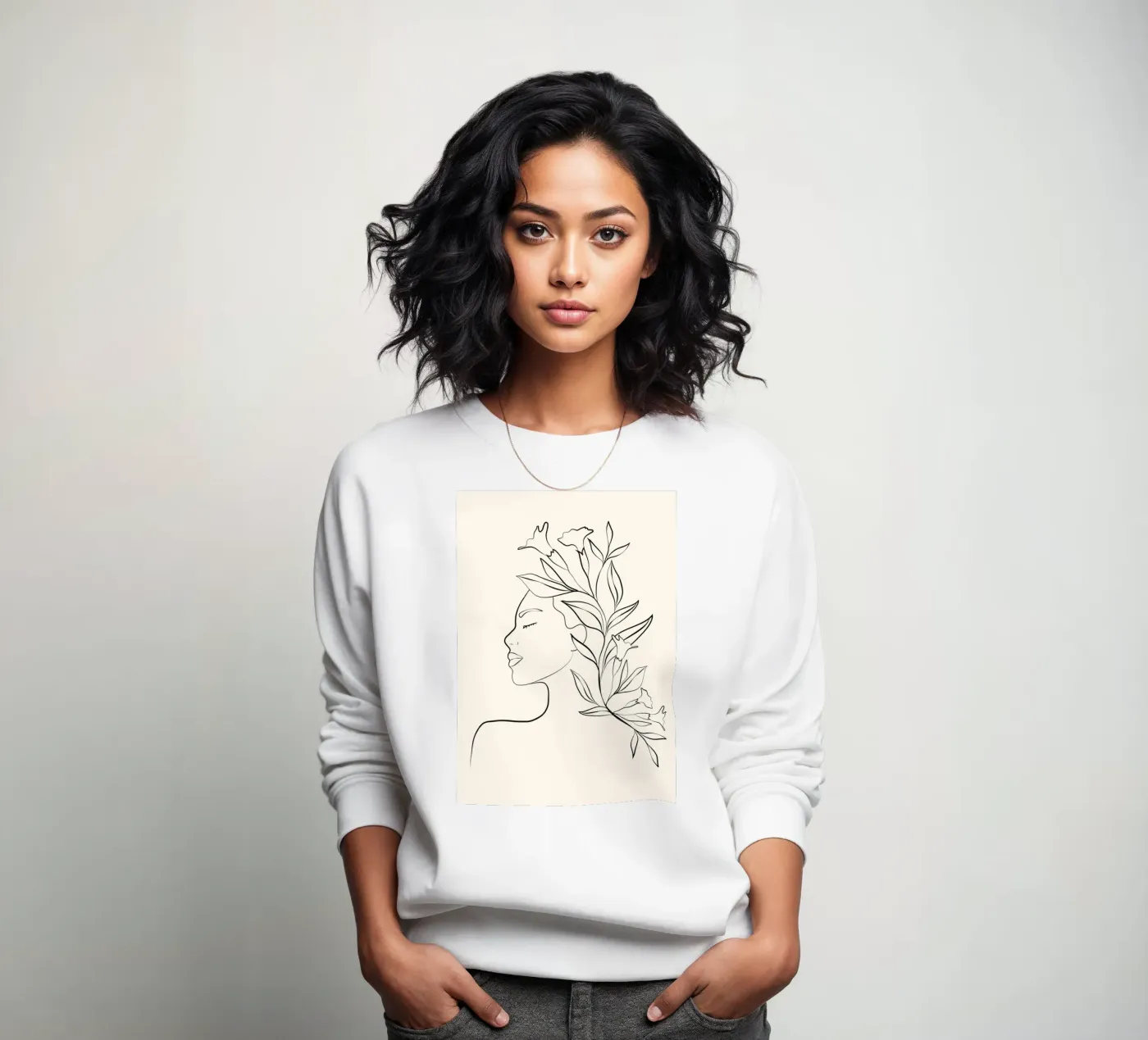 Minimal Blooming 03 sweat de Nadjaa