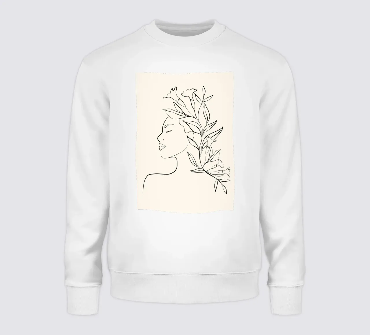 Minimal Blooming 03 felpa da Nadjaa