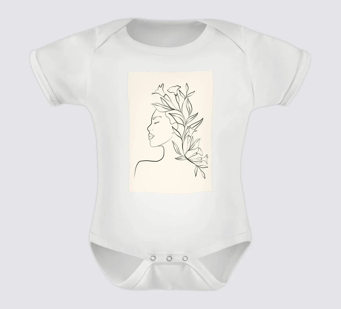 Minimal Blooming 03 body bébé de Nadjaa