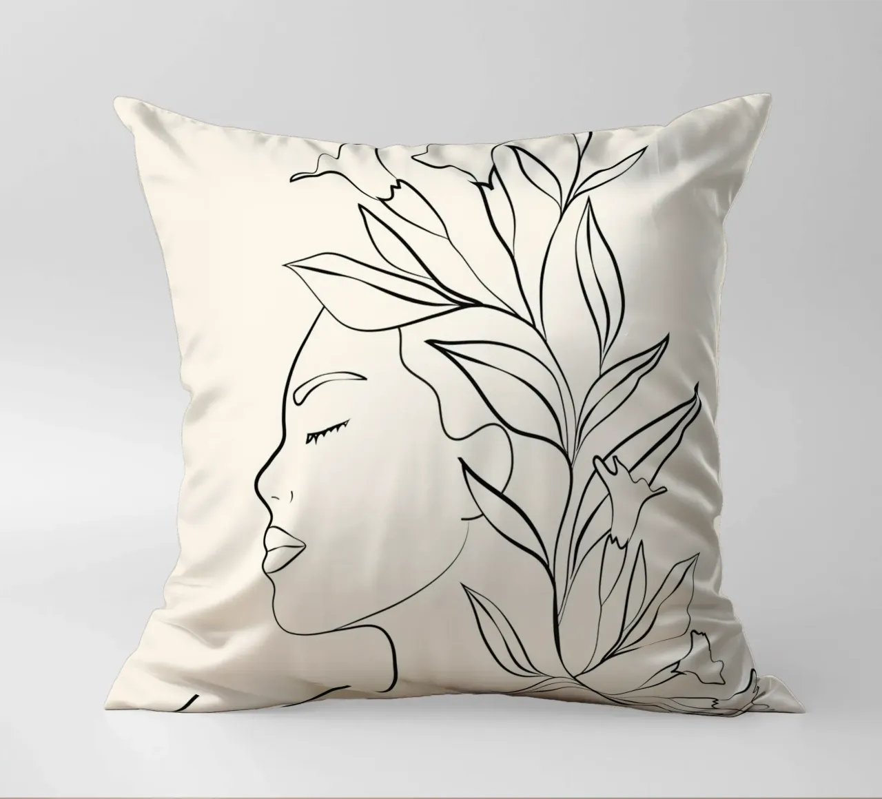 Minimal Blooming 03 cuscino da Nadjaa