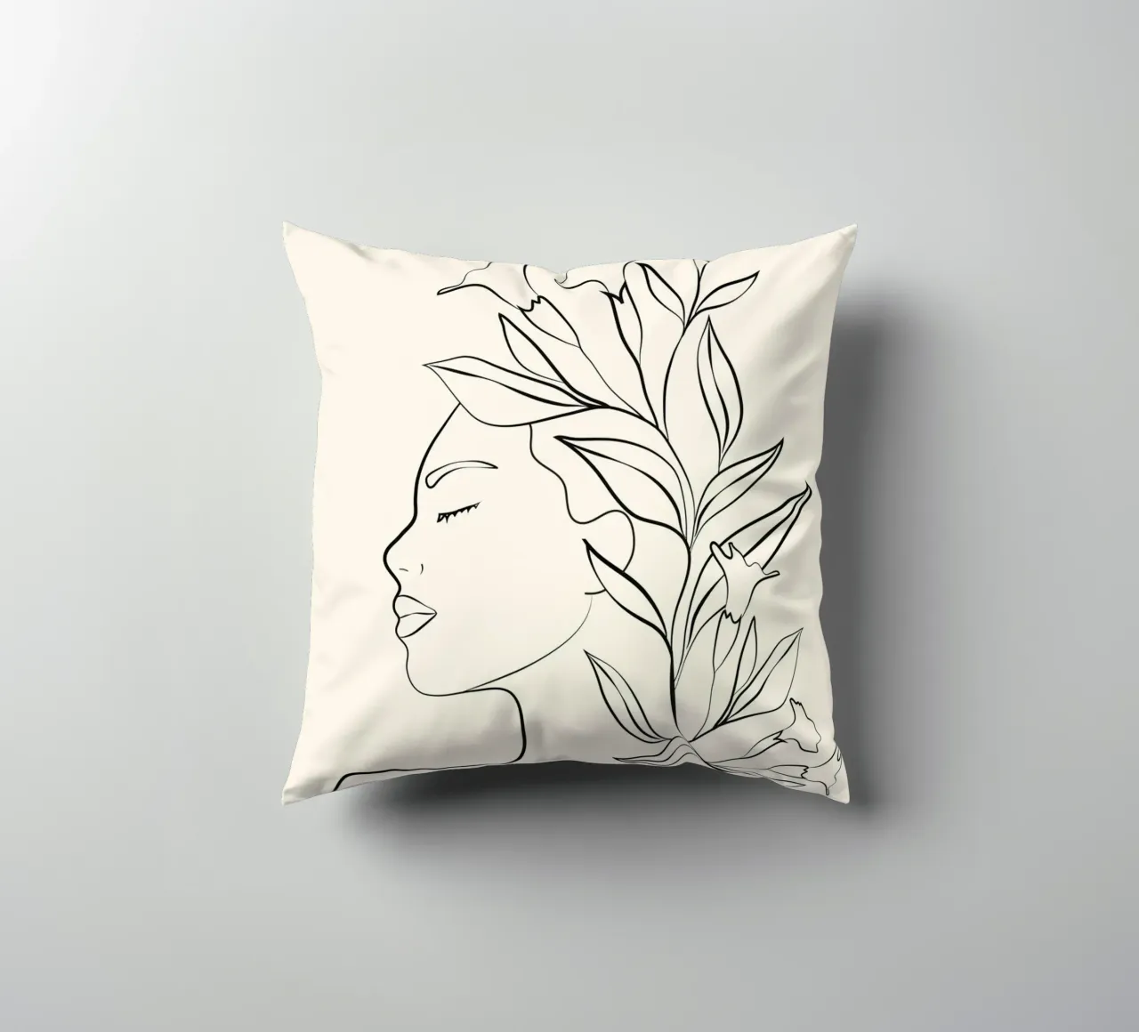 Minimal Blooming 03 cuscino da Nadjaa