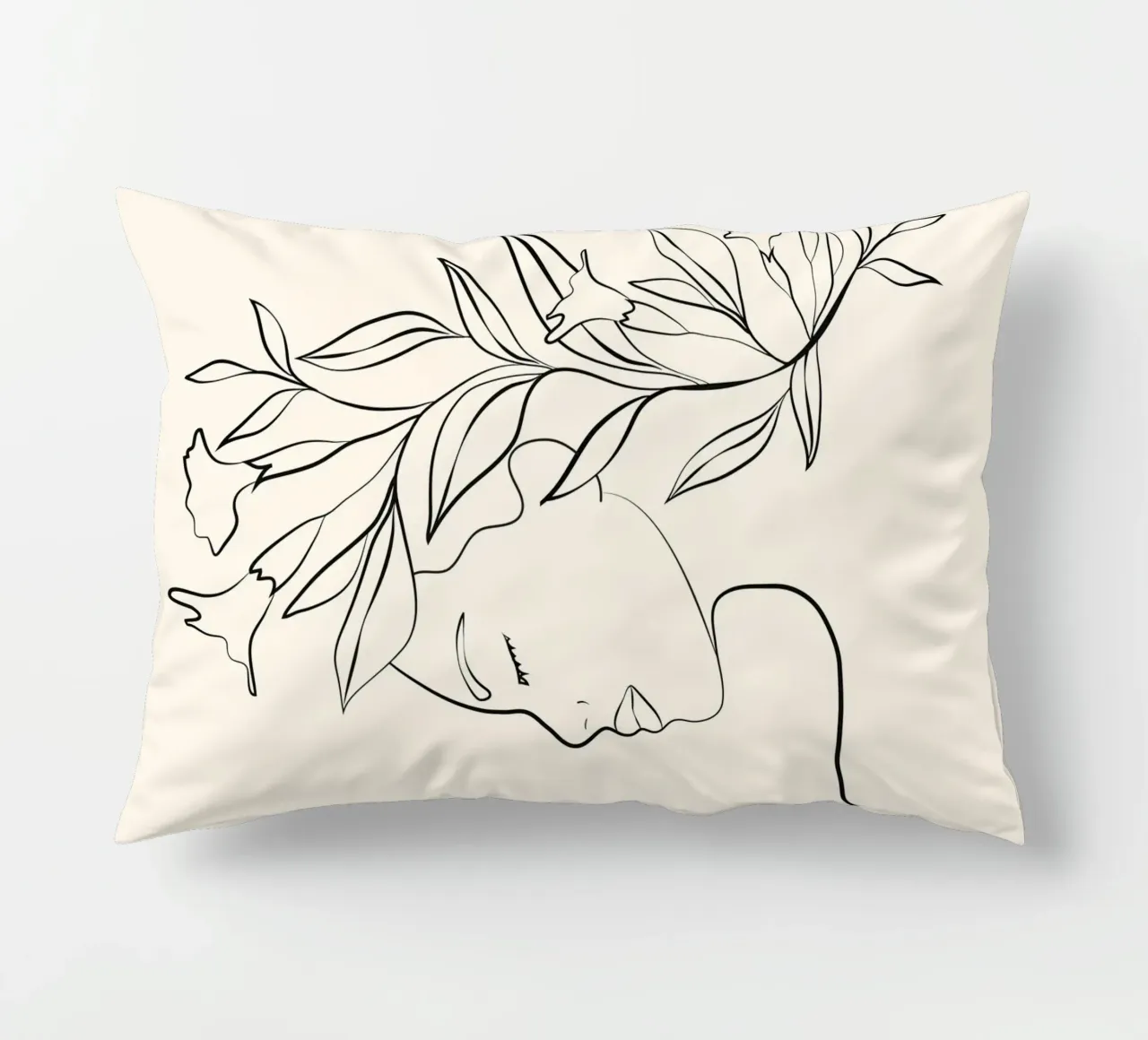 Minimal Blooming 03 cuscino da Nadjaa