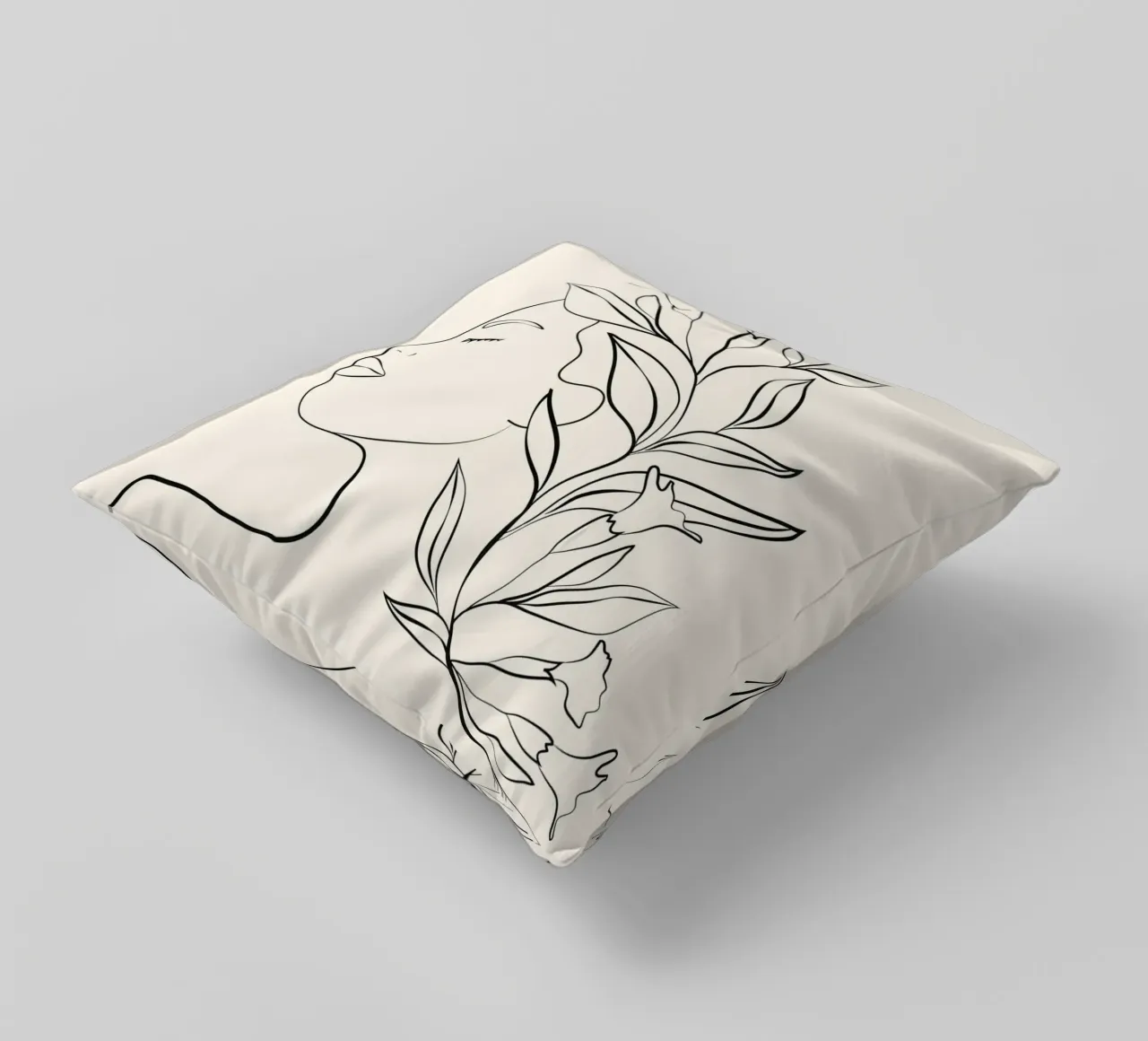 Minimal Blooming 03 cuscino da Nadjaa