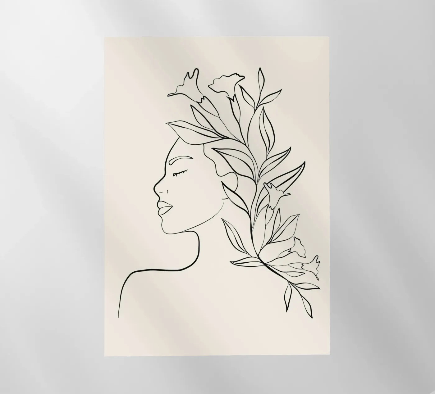 Minimal Blooming 03 Backlit Folie von Nadjaa