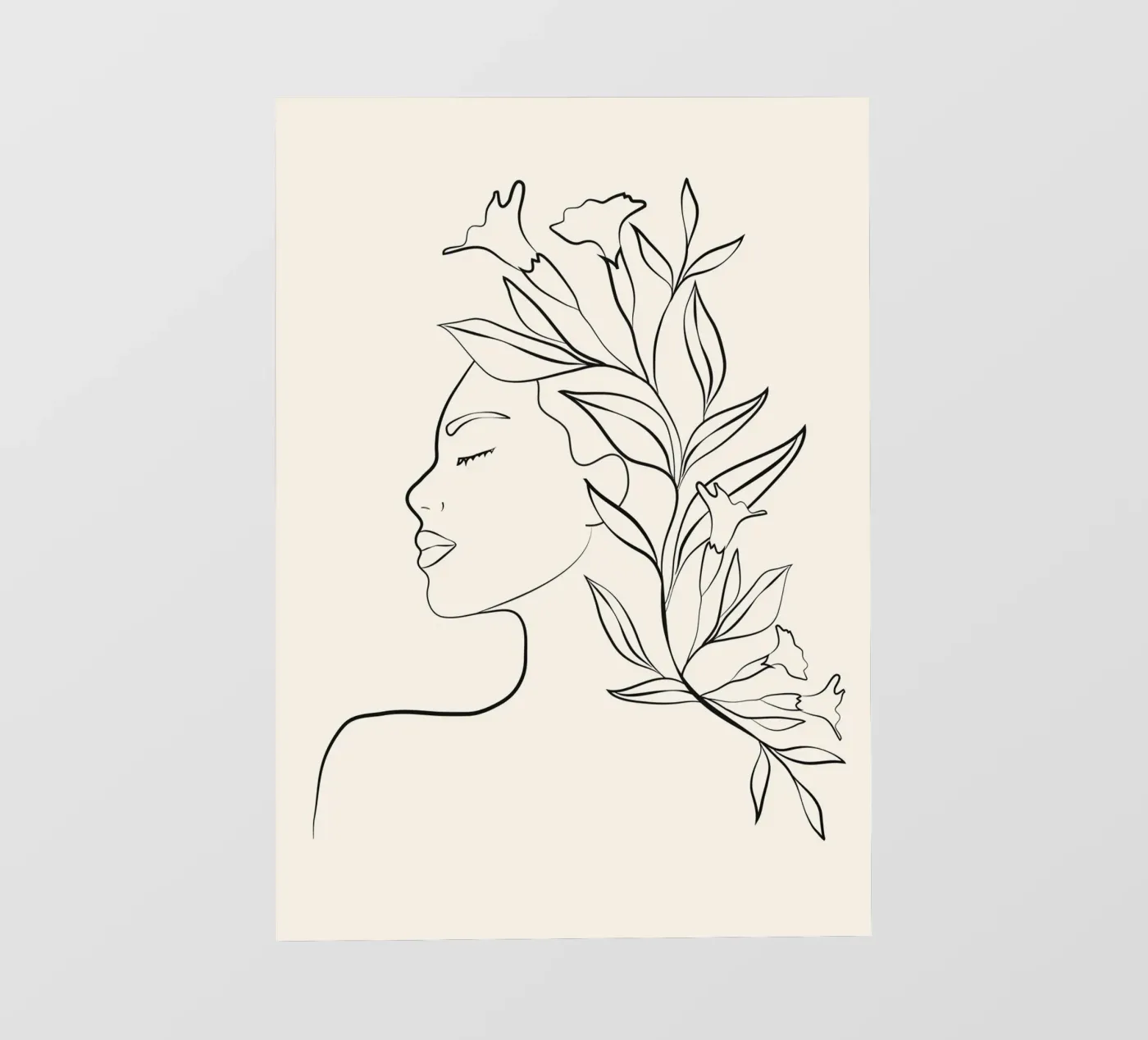 Minimal Blooming 03 carta da parati fotografica da Nadjaa