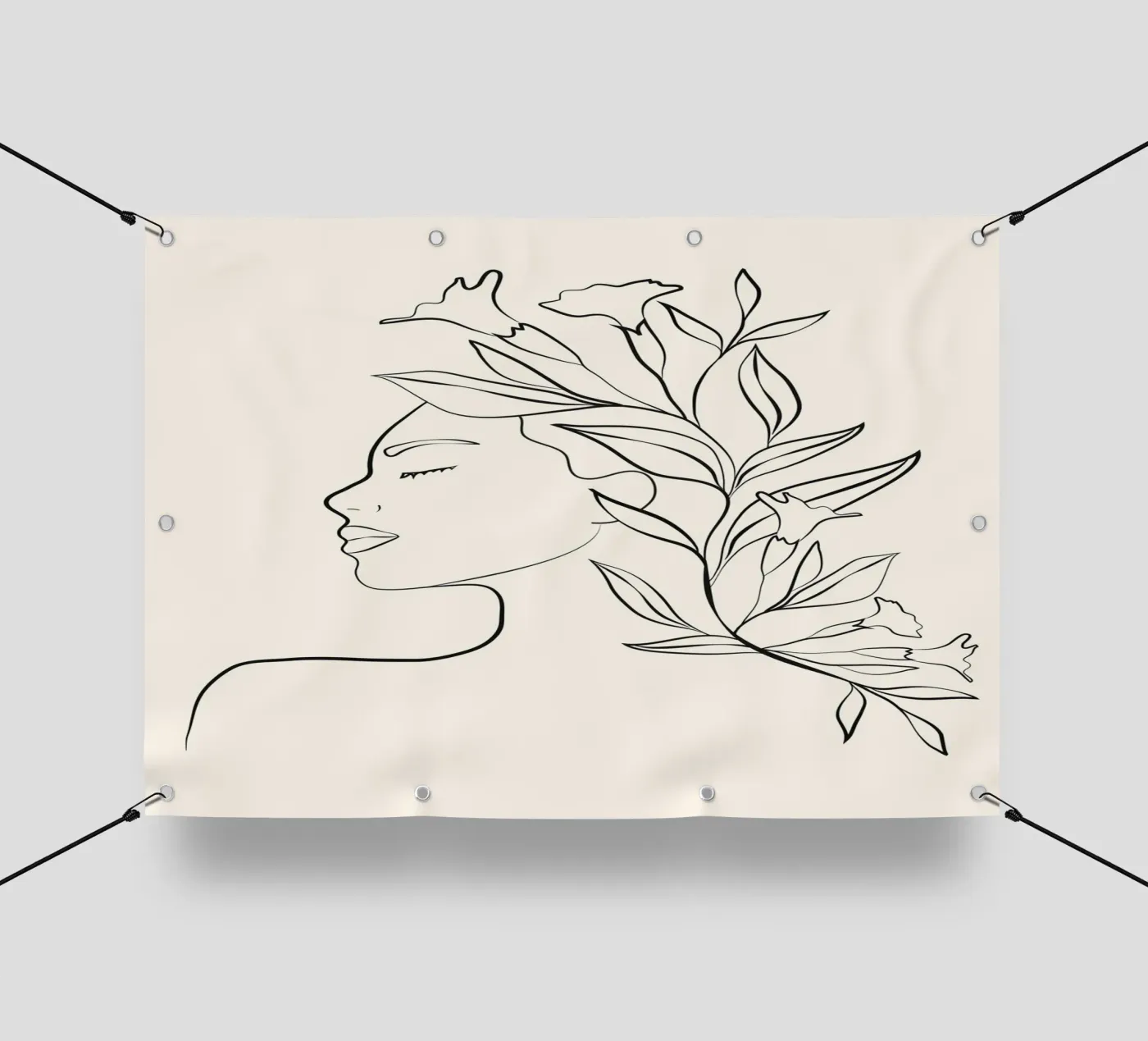 Minimal Blooming 03 PVC Plane von Nadjaa