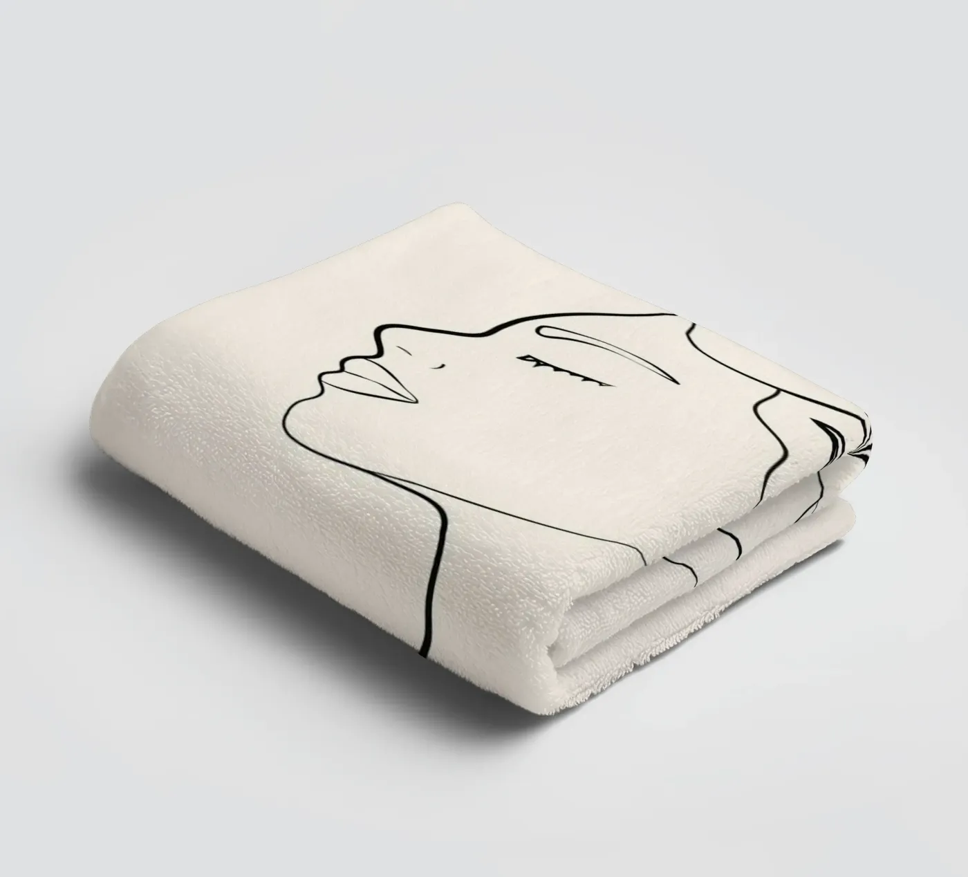 Minimal Blooming 03 towel by Nadjaa