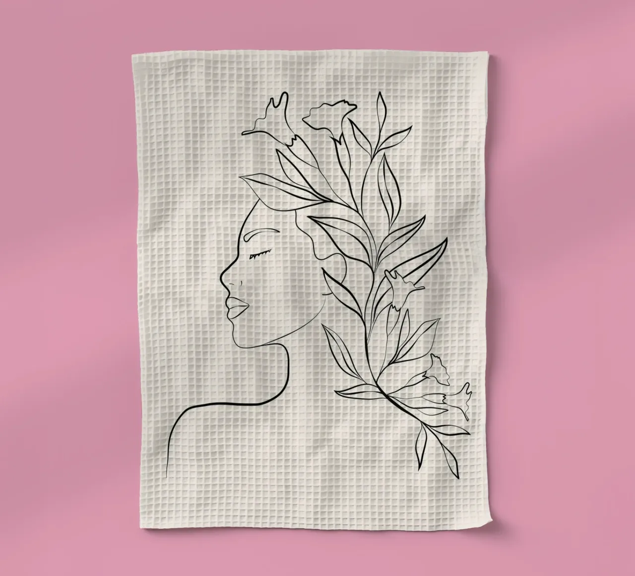 Minimal Blooming 03 torchon de Nadjaa