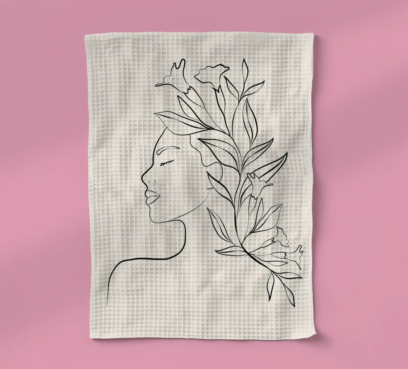 Minimal Blooming 03 torchon de Nadjaa