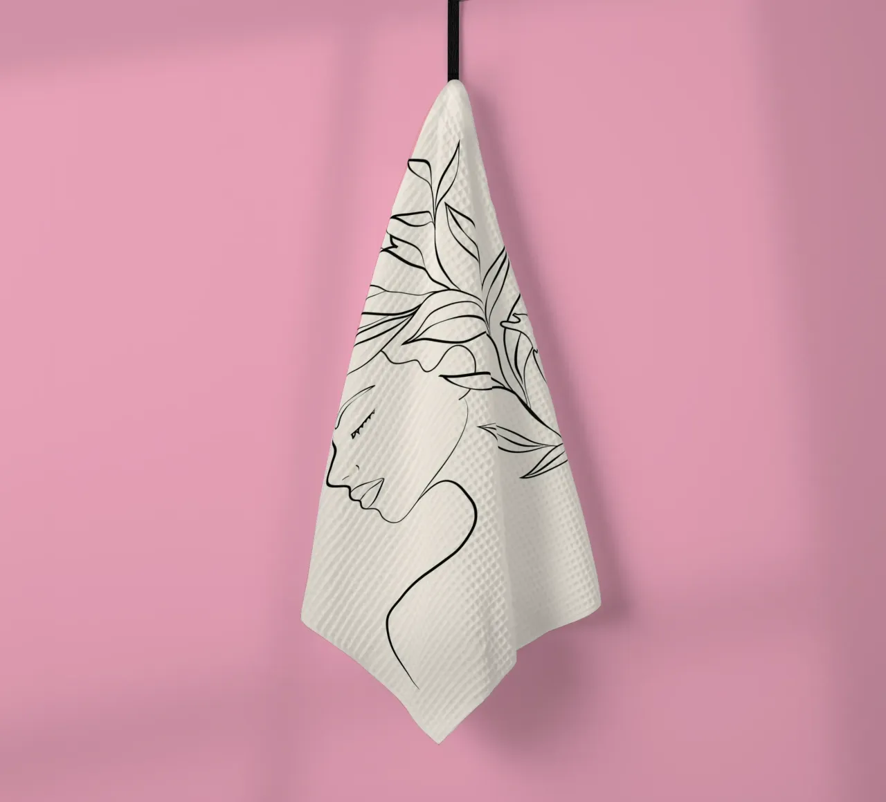 Minimal Blooming 03 canovaccio da cucina da Nadjaa