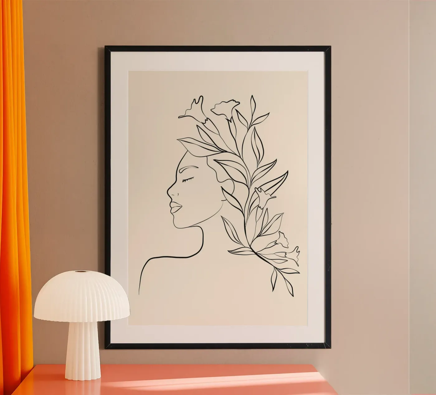 Minimal Blooming 03 Poster von Nadjaa