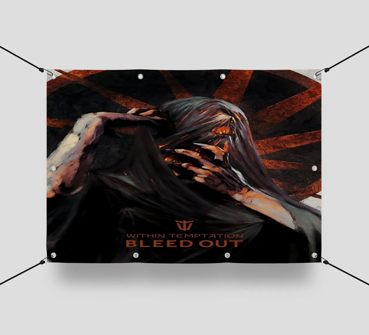All'interno di Temptation Bleed Out telo in pvc da shiners