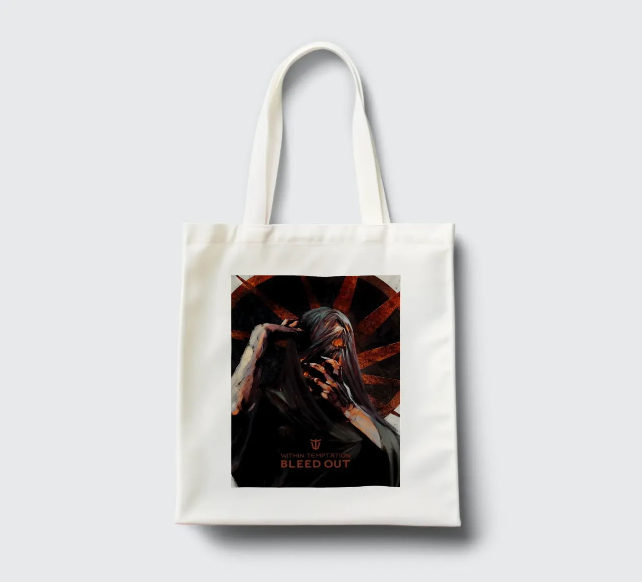 All'interno di Temptation Bleed Out borsa in juta da shiners