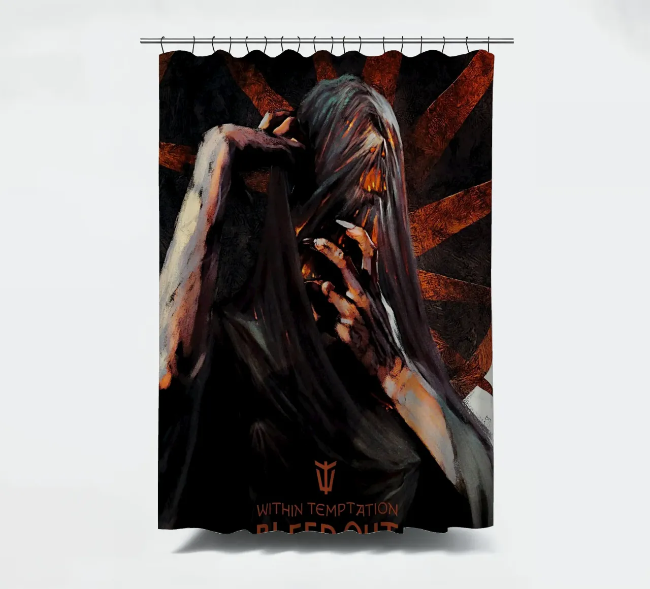 All'interno di Temptation Bleed Out tenda da doccia da shiners