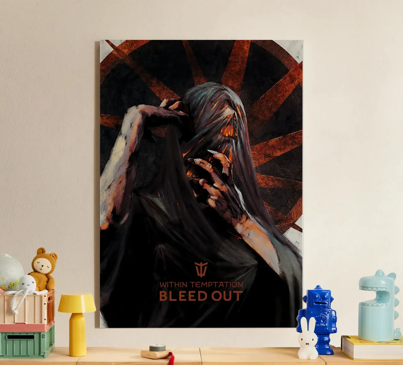 All'interno di Temptation Bleed Out plexiglass da shiners