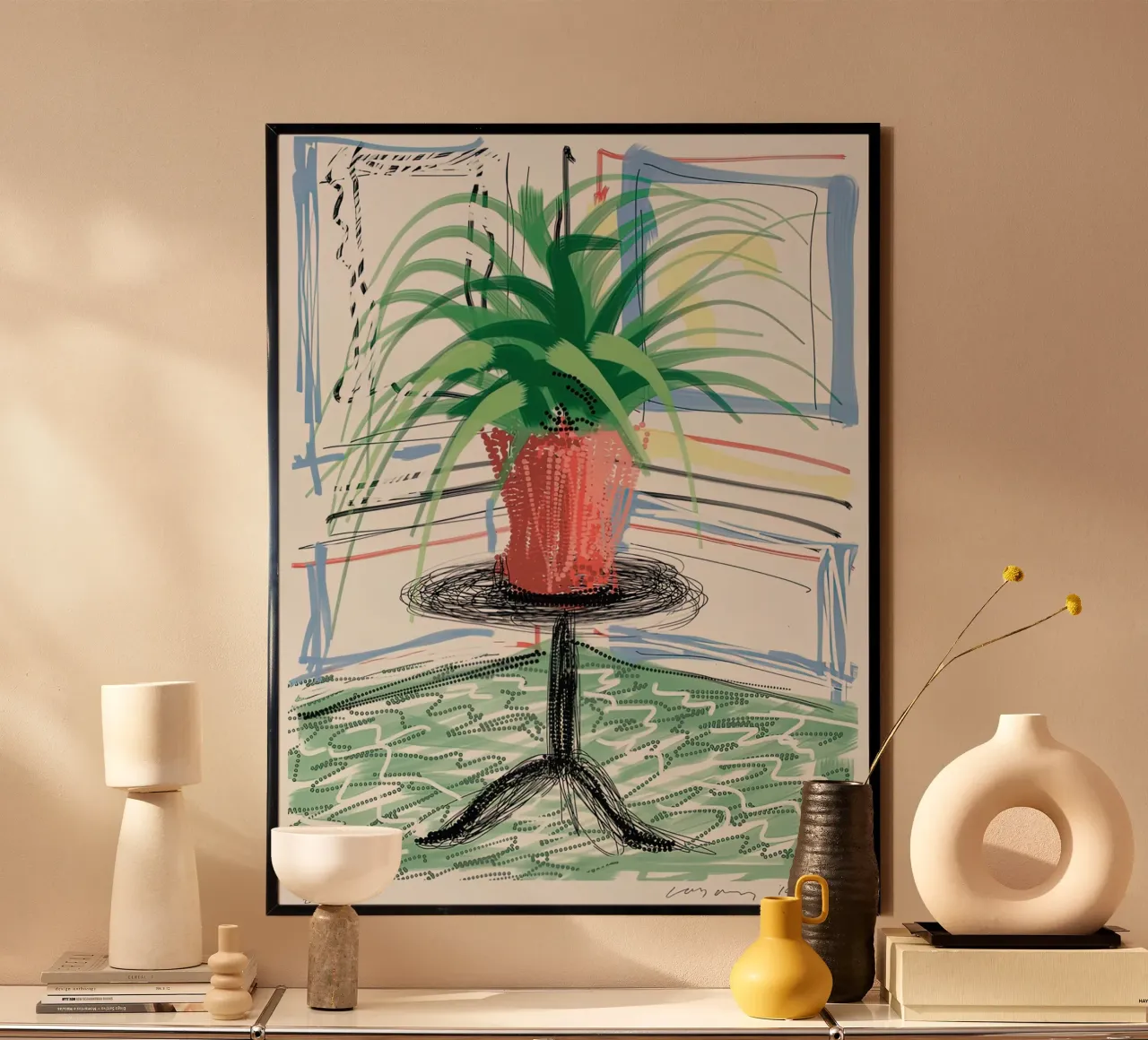 Un libro più grande, edizione artistica C poster con telaio in plastica da Glen Stephens