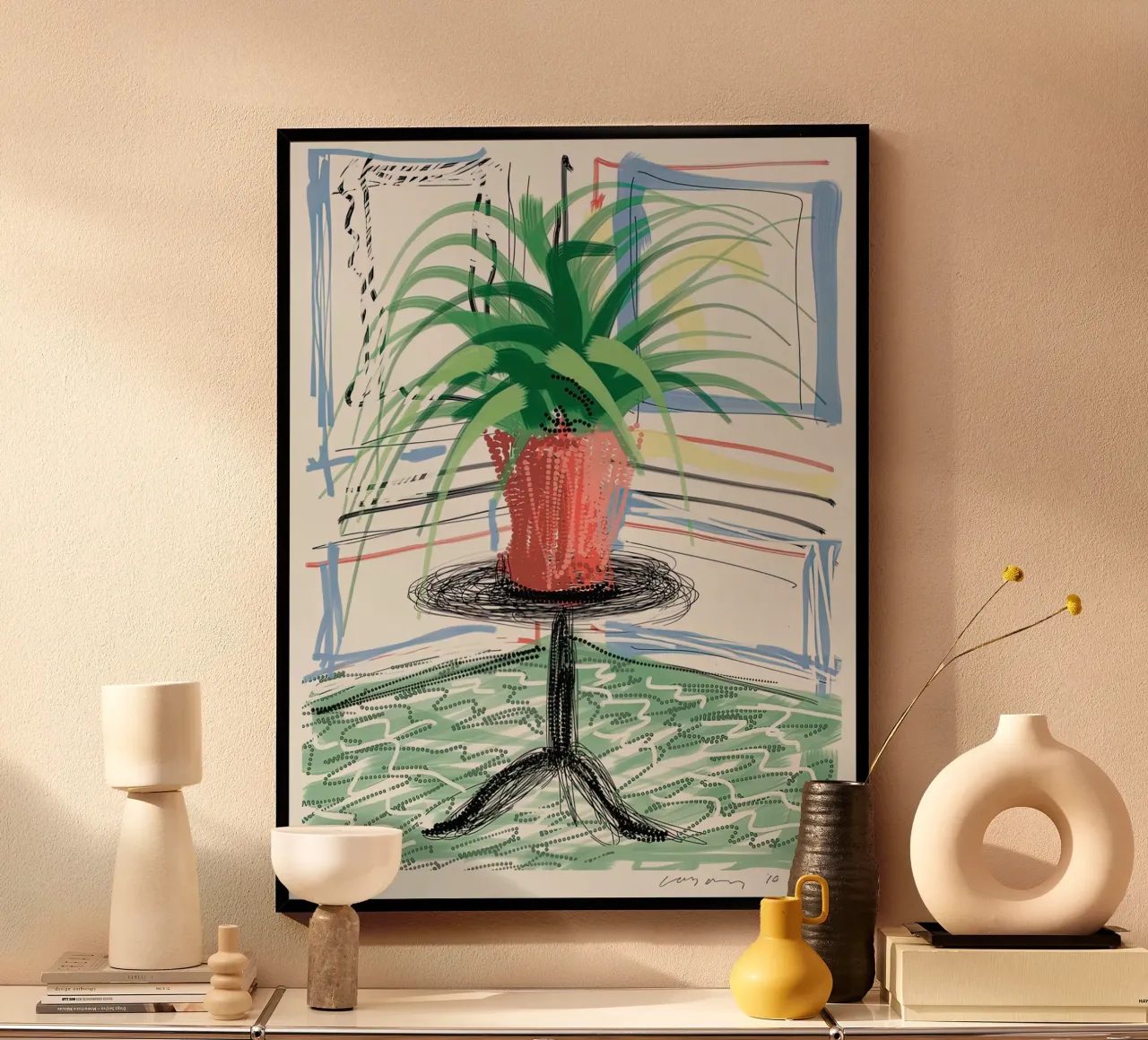 Un libro più grande, edizione artistica C poster con telaio in plastica da Glen Stephens