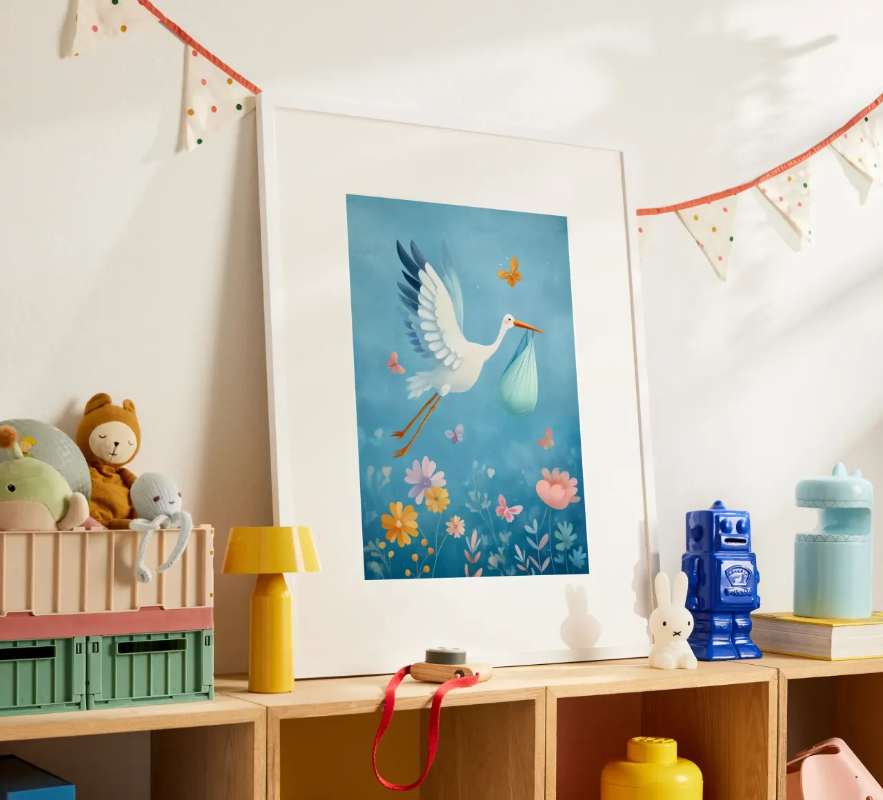 Bundle of Joy poster con telaio in alluminio da Kiara