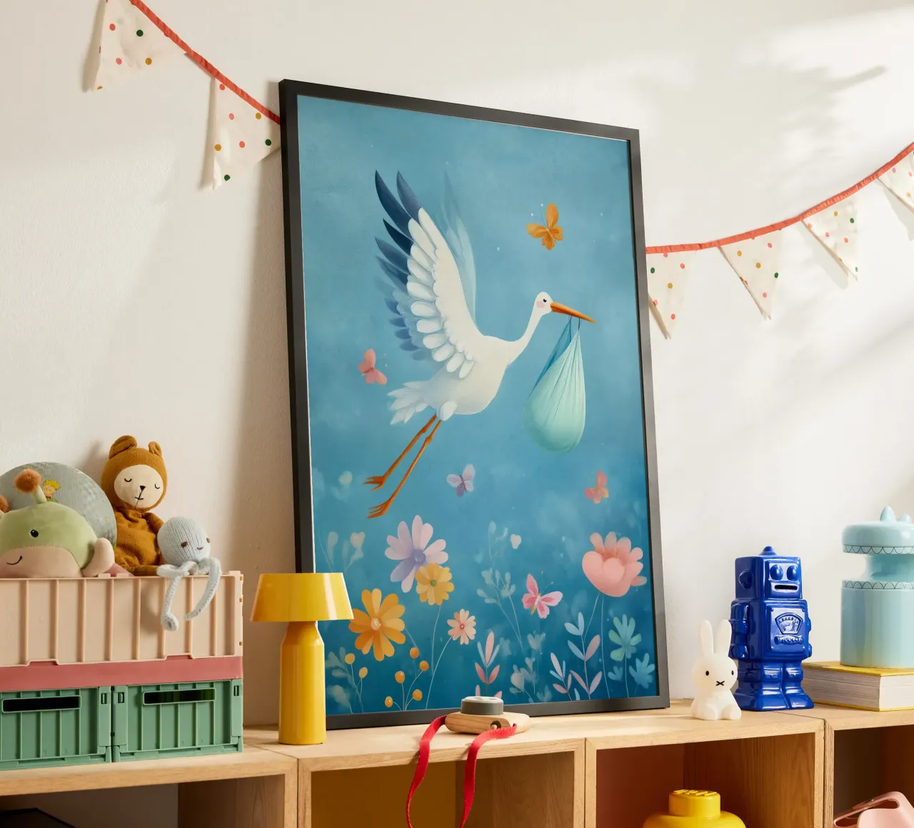 Bundle of Joy poster con telaio in alluminio da Kiara