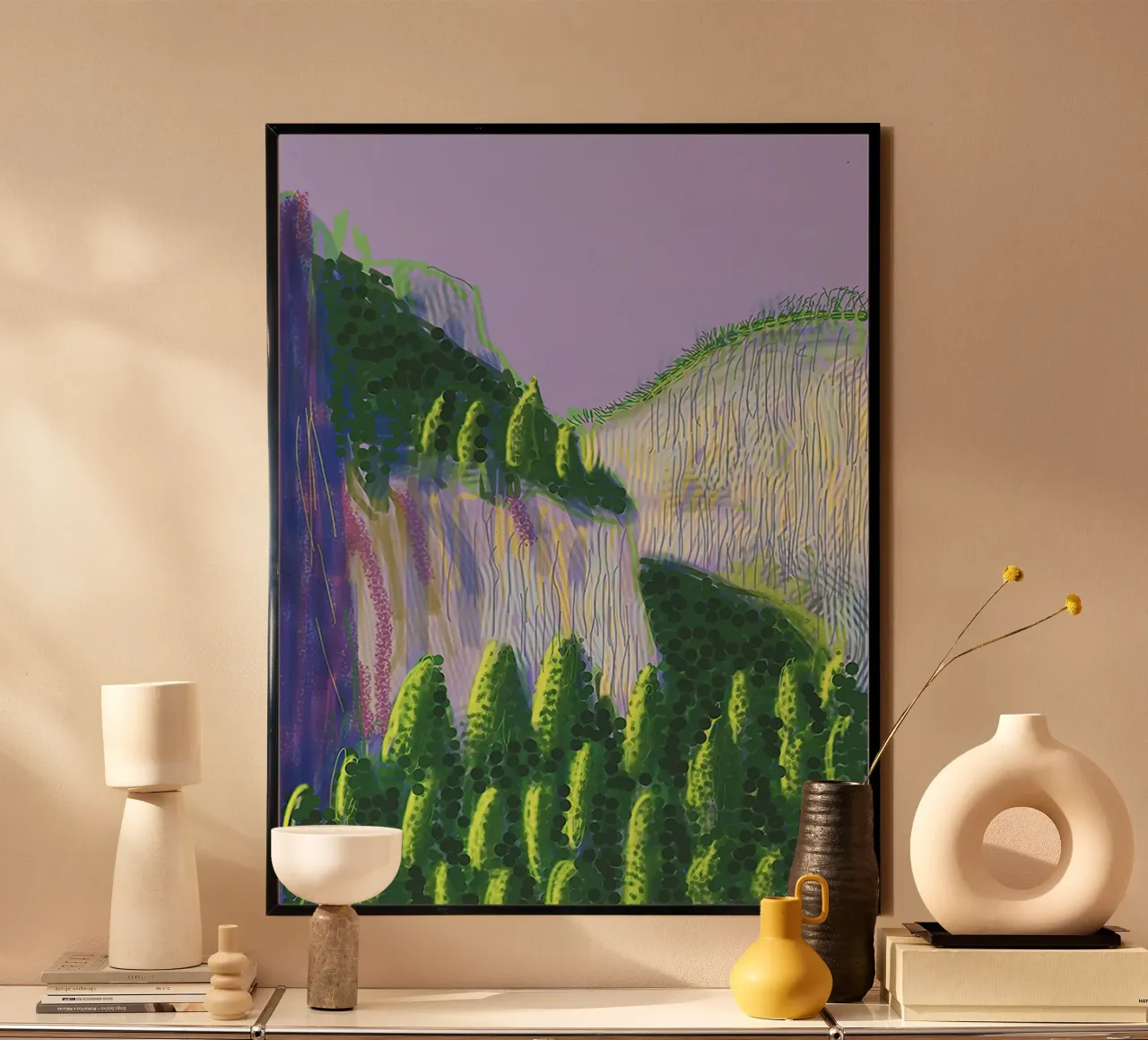 Yosemite n. 11, 2010 poster con telaio in legno da Glen Stephens