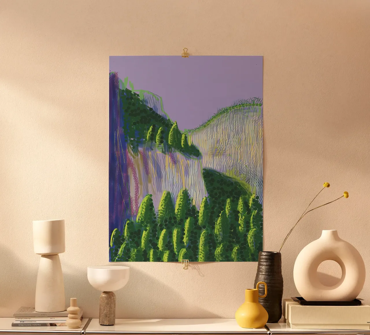 Yosemite n. 11, 2010 poster con telaio in legno da Glen Stephens
