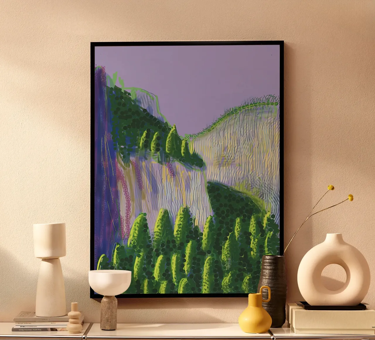 Yosemite n. 11, 2010 poster con telaio in legno da Glen Stephens