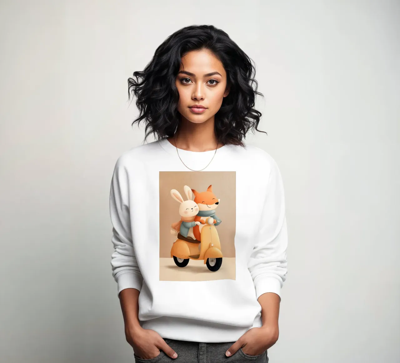 Bunny & Fox Adventures felpa da Kiara