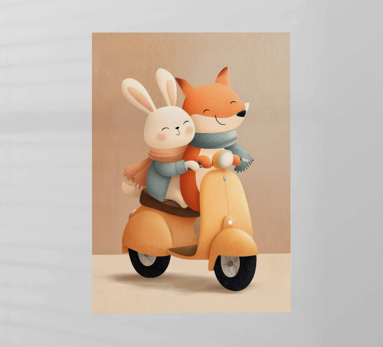 Bunny & Fox Adventures pellicola backlit da Kiara