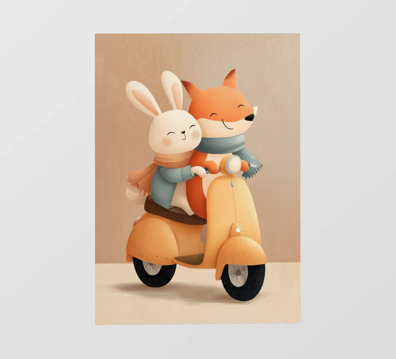 Bunny & Fox Adventures pellicola backlit da Kiara