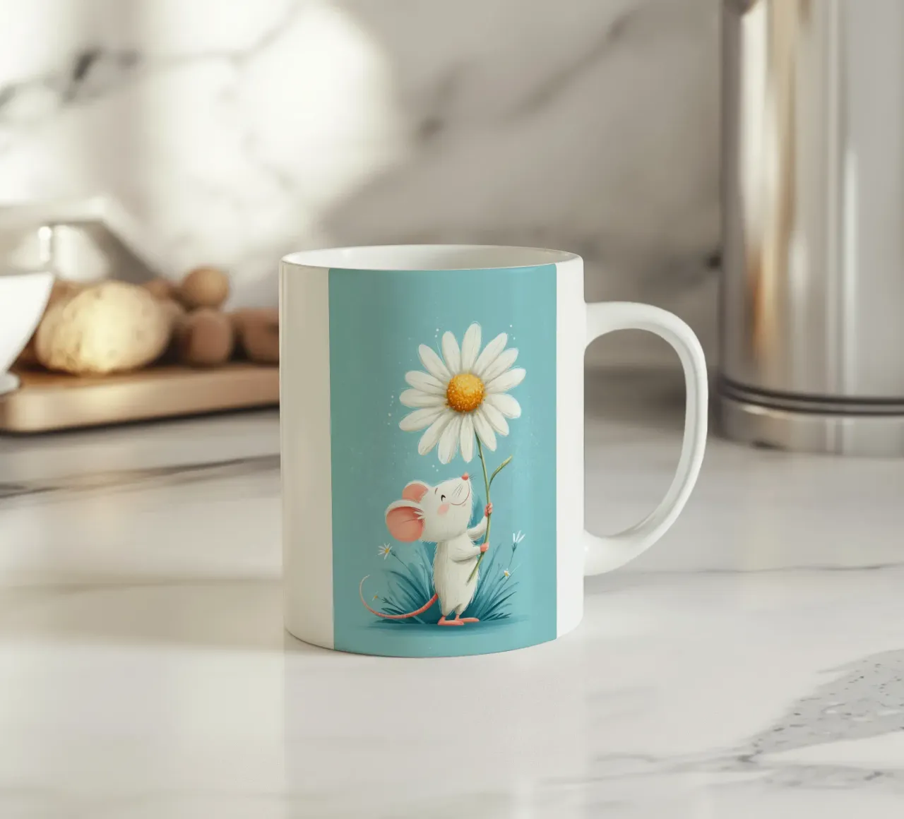 Daisy for You tazza in ceramica da Kiara