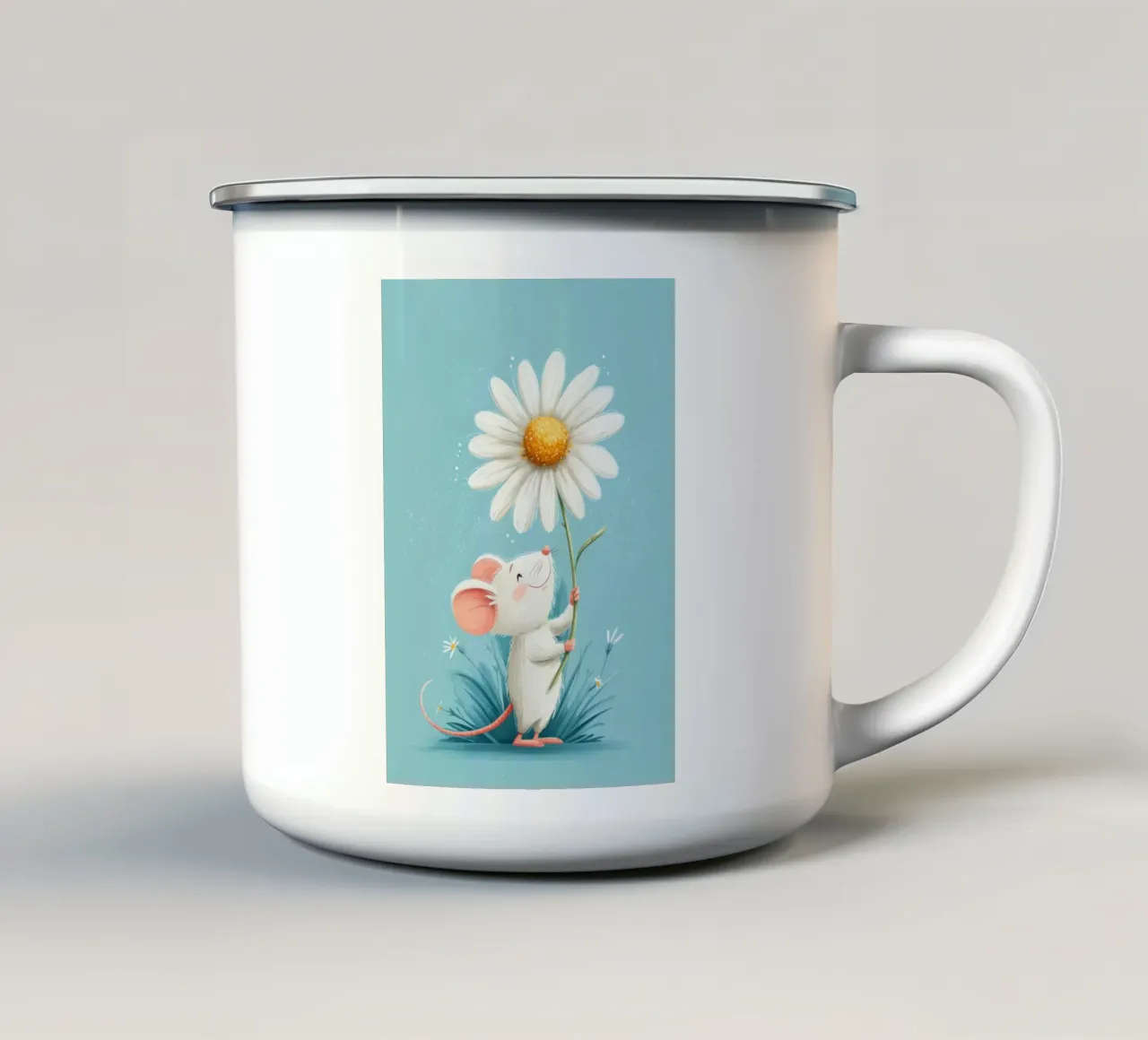 Daisy for You tazza in smalto da Kiara