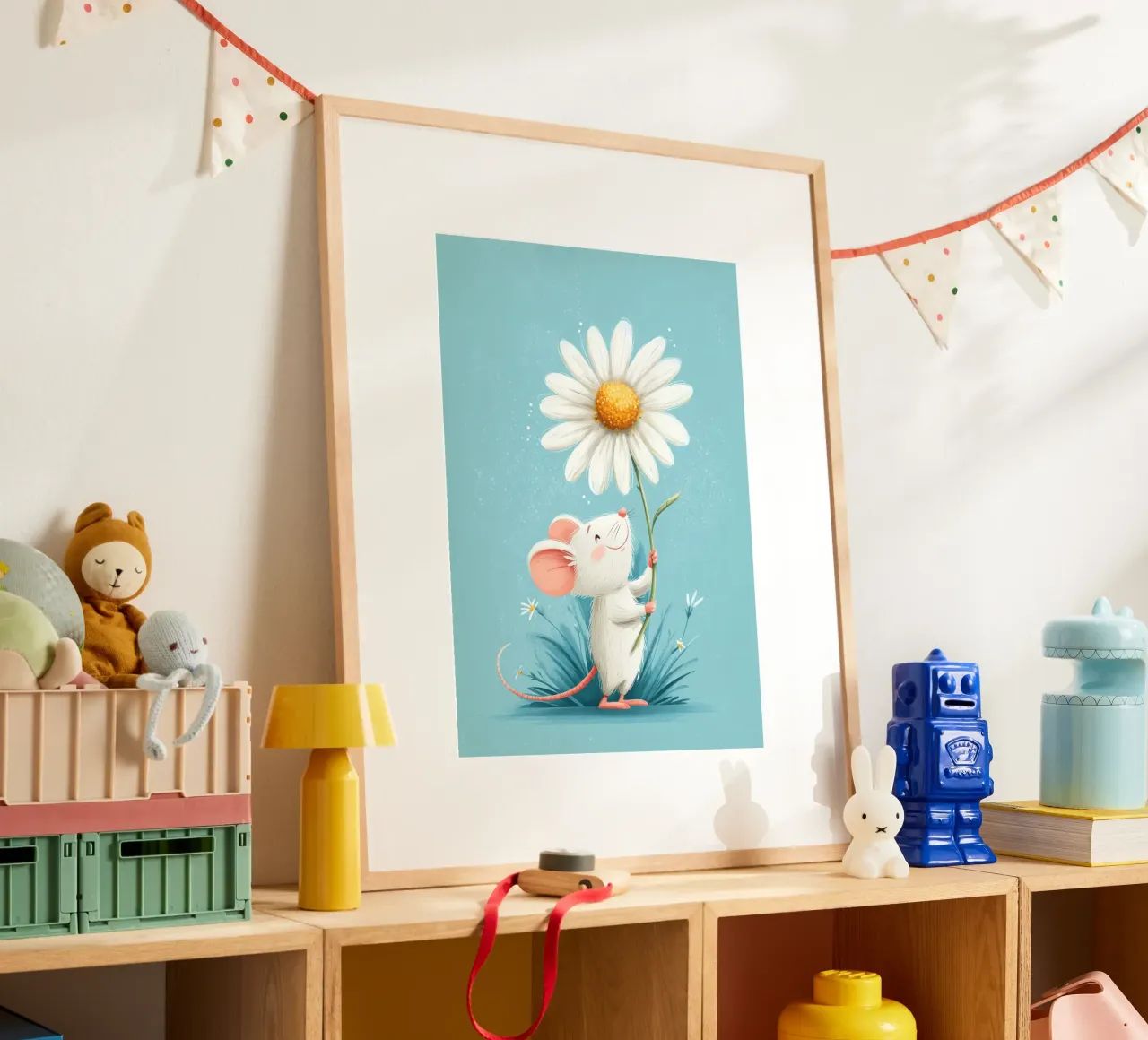 Daisy for You poster con telaio in plastica da Kiara
